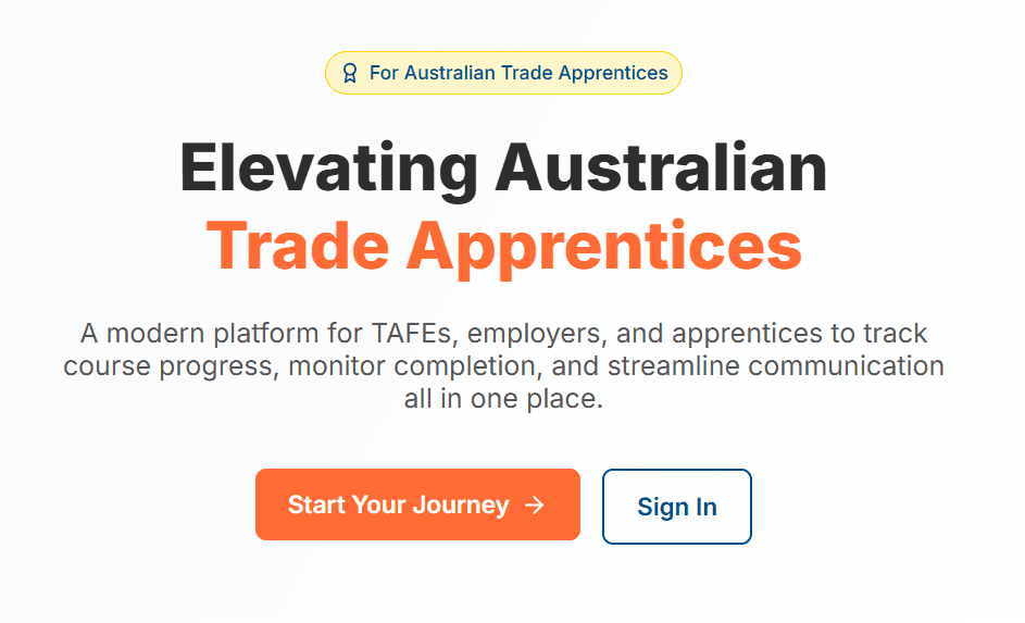 Tradeitup - Elevating Australian Trade Apprentices